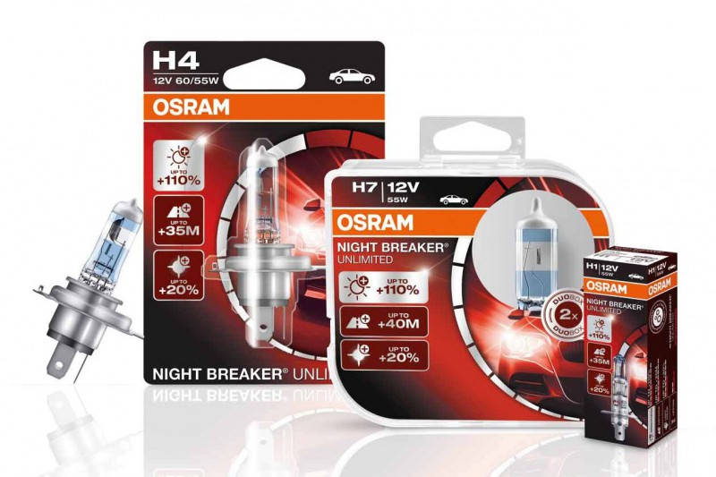 Lamparas H7 12v 55w Osram Night Breaker Laser 130% + Luz