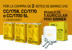 SINNEK Promocion barnices auriculares mayo