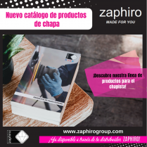 Nuevo catálogo de productos  de chapa