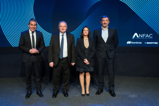 Josep María Recasens, Jordi Hereu, Rebeca Torró y José López Tafall